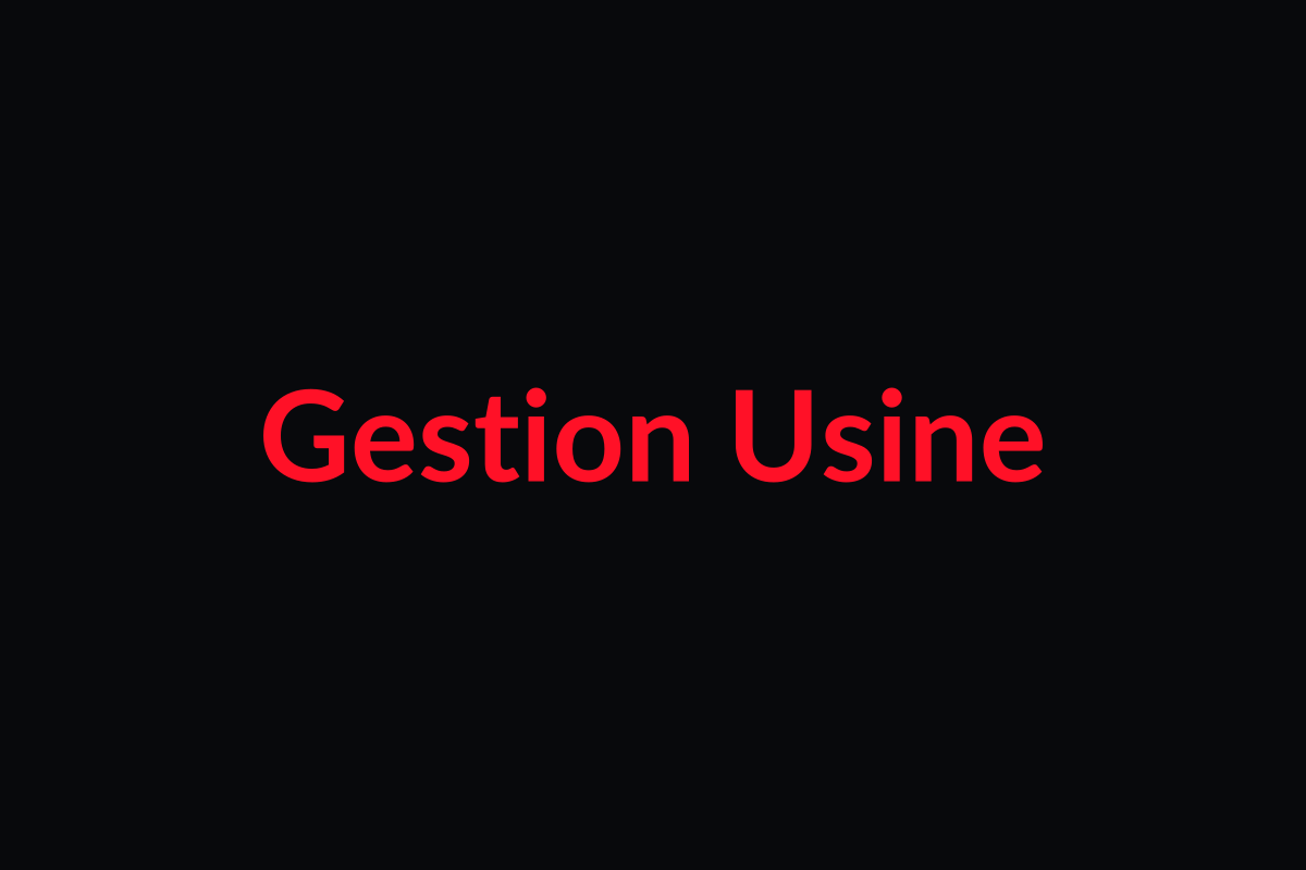 Gestion Usine — Metalium Commodity
