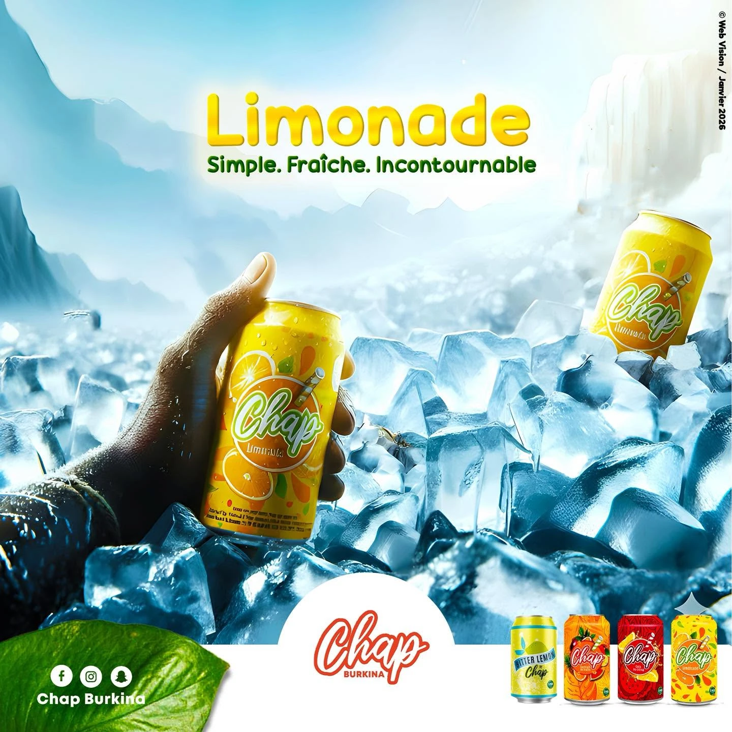 Publication produit — CHAP Limonade